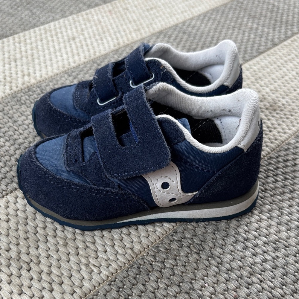 Kids Saucony Navy Blue Sneakers